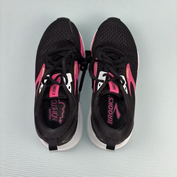 Brooks Trace 3 Athletic Running Shoes Women’s Size 7B 1204011B098 Black Pink - Picture 8 of 9